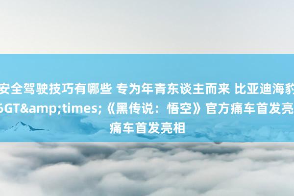 安全驾驶技巧有哪些 专为年青东谈主而来 比亚迪海豹06GT&times;《黑传说：悟空》官方痛车首发亮相